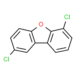 ChemSpider 2D Image | 2,6-DICHLORODIBENZOFURAN | C12H6Cl2O