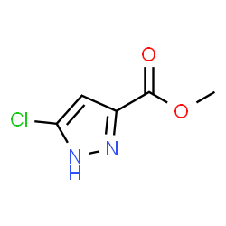 ChemSpider 2D Image | Methyl 5-chloro-1H-pyrazole-3-carboxylate | C5H5ClN2O2