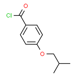 ChemSpider 2D Image | 4-Isobutoxybenzoyl chloride | C11H13ClO2