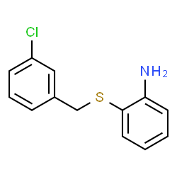 ChemSpider 2D Image | 2-[(3-Chlorobenzyl)thio]aniline | C13H12ClNS