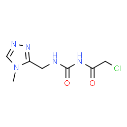 ChemSpider 2D Image | 2-Chloro-N-{[(4-methyl-4H-1,2,4-triazol-3-yl)methyl]carbamoyl}acetamide | C7H10ClN5O2