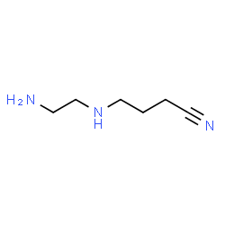 ChemSpider 2D Image | 4-[(2-Aminoethyl)amino]butanenitrile | C6H13N3