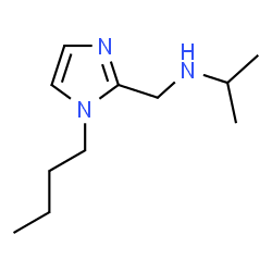 ChemSpider 2D Image | N-[(1-Butyl-1H-imidazol-2-yl)methyl]-2-propanamine | C11H21N3