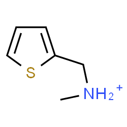 ChemSpider 2D Image | N-Methyl(2-thienyl)methanaminium | C6H10NS