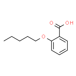 ChemSpider 2D Image | 2-(Pentyloxy)benzoic acid | C12H16O3