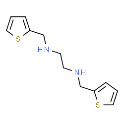 ChemSpider 2D Image | N,N'-Bis(2-thienylmethyl)-1,2-ethanediamine | C12H16N2S2