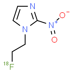 ChemSpider 2D Image | 1-[2-(~18~F)Fluoroethyl]-2-nitro-1H-imidazole | C5H618FN3O2