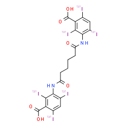 ChemSpider 2D Image | IODIPAMIDE I-131 | C20H14131I6N2O6