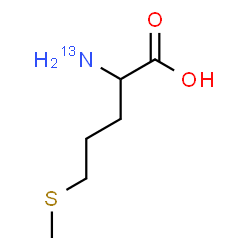 ChemSpider 2D Image | 5-(Methylsulfanyl)(~13~N)norvaline | C6H1313NO2S