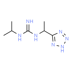 ChemSpider 2D Image | 1-Isopropyl-3-[1-(2H-tetrazol-5-yl)ethyl]guanidine | C7H15N7