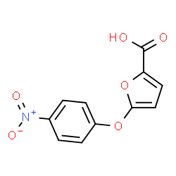 ChemSpider 2D Image | 5-(4-Nitrophenoxy)-2-furoic acid | C11H7NO6