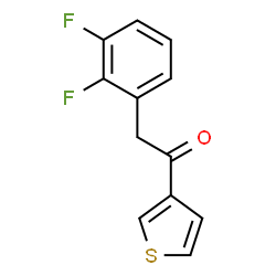 ChemSpider 2D Image | 2-(2,3-Difluorophenyl)-1-(3-thienyl)ethanone | C12H8F2OS