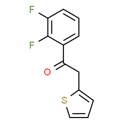 ChemSpider 2D Image | 1-(2,3-Difluorophenyl)-2-(2-thienyl)ethanone | C12H8F2OS