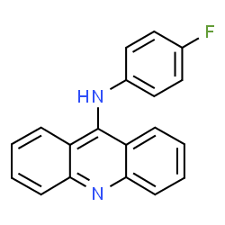 ChemSpider 2D Image | N-(4-Fluorophenyl)-9-acridinamine | C19H13FN2