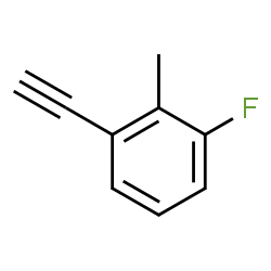 ChemSpider 2D Image | 1-Ethynyl-3-fluoro-2-methylbenzene | C9H7F