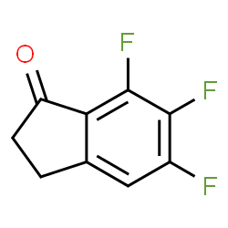 ChemSpider 2D Image | 5,6,7-Trifluoro-1-indanone | C9H5F3O