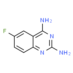 ChemSpider 2D Image | 6-Fluoro-2,4-quinazolinediamine | C8H7FN4