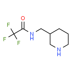 ChemSpider 2D Image | 2,2,2-Trifluoro-N-(3-piperidinylmethyl)acetamide | C8H13F3N2O
