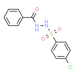ChemSpider 2D Image | N'-[(4-Chlorophenyl)sulfonyl]benzohydrazide | C13H11ClN2O3S