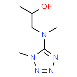 ChemSpider 2D Image | 1-[Methyl(1-methyl-1H-tetrazol-5-yl)amino]-2-propanol | C6H13N5O