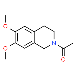 ChemSpider 2D Image | 1-(6,7-Dimethoxy-3,4-dihydro-2(1H)-isoquinolinyl)ethanone | C13H17NO3