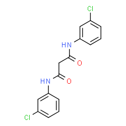 ChemSpider 2D Image | N,N'-Bis(3-chlorophenyl)malonamide | C15H12Cl2N2O2