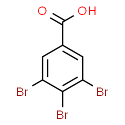 ChemSpider 2D Image | 3,4,5-Tribromobenzoic acid | C7H3Br3O2