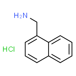 ChemSpider 2D Image | 1-Naphthylmethanaminium chloride | C11H12ClN