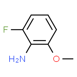 ChemSpider 2D Image | 2-Fluoro-6-methoxyaniline | C7H8FNO