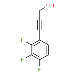 ChemSpider 2D Image | 3-(2,3,4-Trifluorophenyl)-2-propyn-1-ol | C9H5F3O