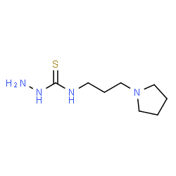 ChemSpider 2D Image | N-[3-(1-Pyrrolidinyl)propyl]hydrazinecarbothioamide | C8H18N4S