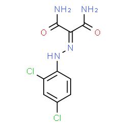 ChemSpider 2D Image | 2-[(2,4-Dichlorophenyl)hydrazono]malonamide | C9H8Cl2N4O2