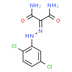 ChemSpider 2D Image | 2-[(2,5-Dichlorophenyl)hydrazono]malonamide | C9H8Cl2N4O2