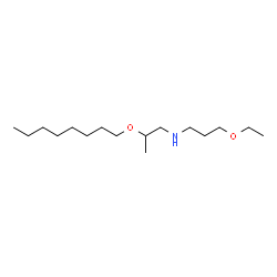 ChemSpider 2D Image | N-(3-Ethoxypropyl)-2-(octyloxy)-1-propanamine | C16H35NO2