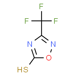 ChemSpider 2D Image | 3-(Trifluoromethyl)-1,2,4-oxadiazole-5-thiol | C3HF3N2OS