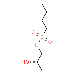 ChemSpider 2D Image | N-[(2S)-2-Hydroxypropyl]-1-butanesulfonamide | C7H17NO3S