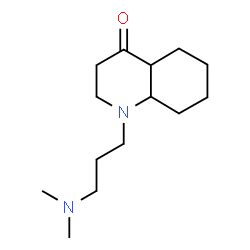 ChemSpider 2D Image | 1-[3-(Dimethylamino)propyl]octahydro-4(1H)-quinolinone | C14H26N2O