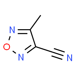 ChemSpider 2D Image | 4-Methyl-1,2,5-oxadiazole-3-carbonitrile | C4H3N3O