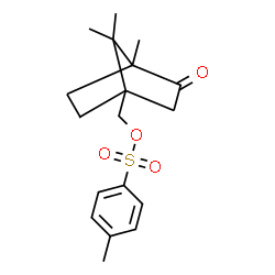 ChemSpider 2D Image | (4,7,7-Trimethyl-3-oxobicyclo[2.2.1]hept-1-yl)methyl 4-methylbenzenesulfonate | C18H24O4S
