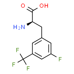 ChemSpider 2D Image | 3-Fluoro-5-(trifluoromethyl)-D-phenylalanine | C10H9F4NO2