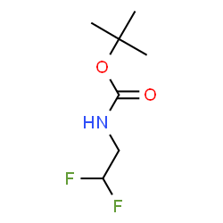 ChemSpider 2D Image | 2-Methyl-2-propanyl (2,2-difluoroethyl)carbamate | C7H13F2NO2