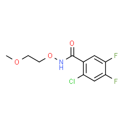 ChemSpider 2D Image | 2-Chloro-4,5-difluoro-N-(2-methoxyethoxy)benzamide | C10H10ClF2NO3