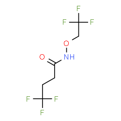 ChemSpider 2D Image | 4,4,4-Trifluoro-N-(2,2,2-trifluoroethoxy)butanamide | C6H7F6NO2