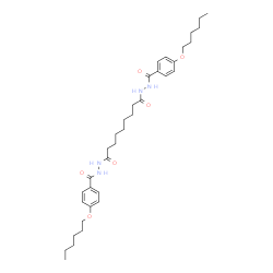 ChemSpider 2D Image | N'~1~,N'~9~-Bis[4-(hexyloxy)benzoyl]nonanedihydrazide | C35H52N4O6