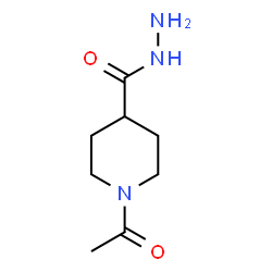 ChemSpider 2D Image | 1-Acetyl-4-piperidinecarbohydrazide | C8H15N3O2