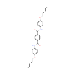 ChemSpider 2D Image | N,N'-Bis[4-(hexyloxy)phenyl]terephthalamide | C32H40N2O4