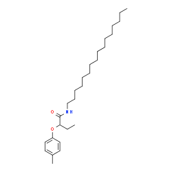ChemSpider 2D Image | N-Hexadecyl-2-(4-methylphenoxy)butanamide | C27H47NO2