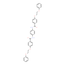 ChemSpider 2D Image | N,N'-1,4-Phenylenebis[4-(2-phenoxyethoxy)benzamide] | C36H32N2O6