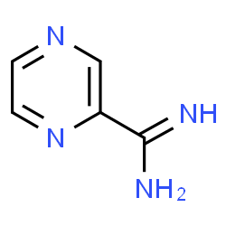 ChemSpider 2D Image | pyrazin-2-carboximidamid | C5H6N4
