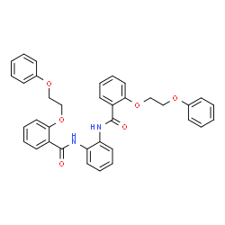 ChemSpider 2D Image | N,N'-1,2-Phenylenebis[2-(2-phenoxyethoxy)benzamide] | C36H32N2O6